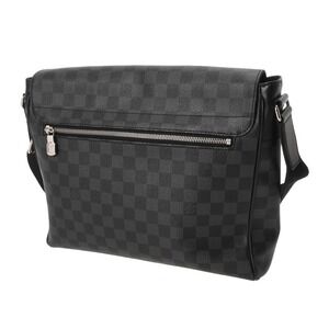 Louis Vuitton Damier Graphite Shoulder Bag NM Canvas Black District Gray